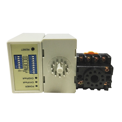 Máy phát hiện vòng tròn xe LD-200 kênh kép với phạm vi 20-2000uh và điện 110-240VAC cho quản lý bãi đậu xe