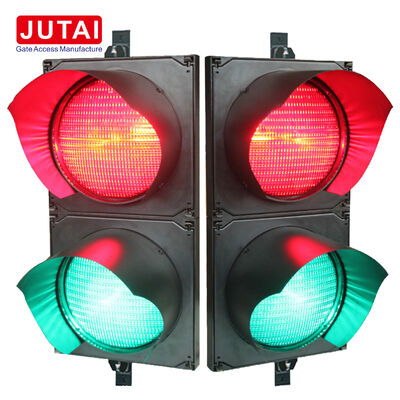 Đèn tín hiệu giao thông LED đỏ và xanh JUTAI JD112HF-C 100mm với bảo vệ IP65 cho cổng rào chắn bãi đỗ xe và kiểm soát ra vào phương tiện